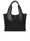 Hogan Small Leather Tote Bag With H-bag Style In Black
