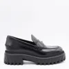 Hogan Flat Shoes Blacks And Greys In Black