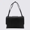 Hogan Structured Calfskin H-bag With Adjustable Shoulder Strap In Black
