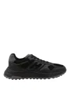 HOGAN BLACK LEATHER SNEAKERS