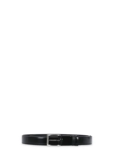 Hogan Black Reversible Leather Belt