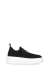 Hogan Black Tech Fabric Sneakers In Black