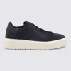 Hogan Round Toe Suede Finish Rubber Sole Sneakers In Blue