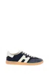 Hogan Cool Logo-patch Sneakers In Blue
