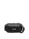 Hogan Small Flap Crossbody Bag In Black