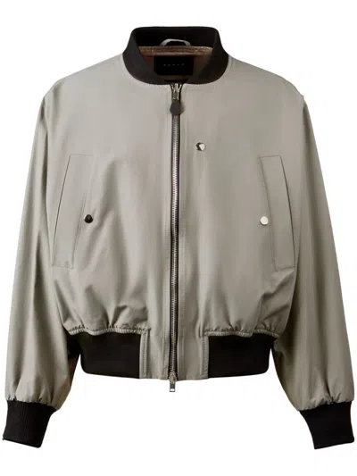 Hogan Bomber Jacket In Grau