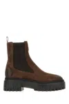 Hogan Chunky Platform Ankle Boots With Elastic Panels