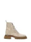 Hogan Chelsea Ankle Boots In Beige