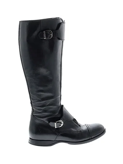 Pre-owned Hogan Boots In Black
