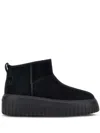 Hogan H-stripes Low-top Boots In Black
