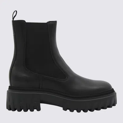 HOGAN BOOTS BLACKS AND GREYS