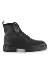 Hogan H673 Combact Boots Shoes In Black