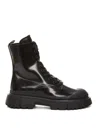 Hogan Woman Ankle Boots Black Size 10 Soft Leather In Black