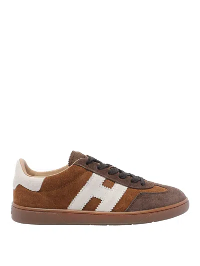 Hogan Brown Cool Sneakers