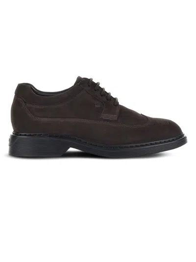 Hogan Brown H576 Lace-up