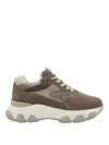 Hogan Hyperactive Lace-up Sneakers In Marrón