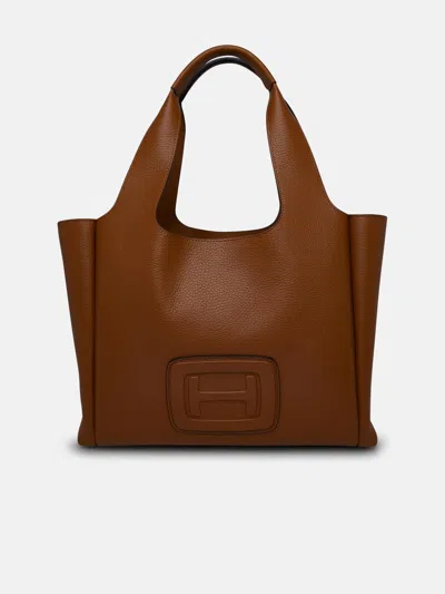 Hogan Brown Leather H-bag