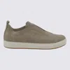 Hogan Slip On H-tv Sneakers In Sand