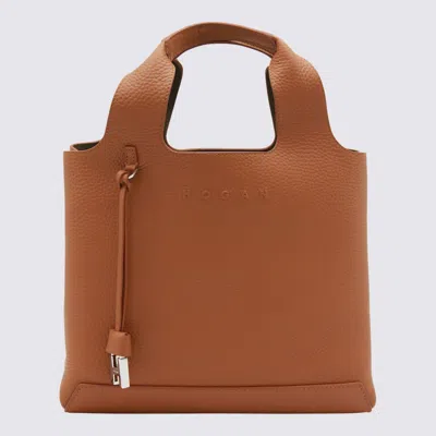Hogan Brown Leather Tote
