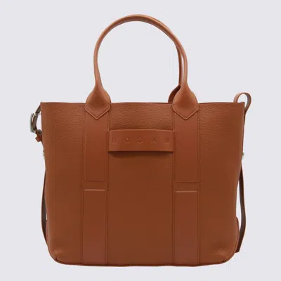 Hogan Brown Leather Tote