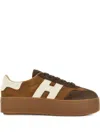 Hogan Low Top Platform Sole Sneakers In Multi