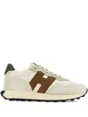 Hogan Logo-detail Sneakers In Brown