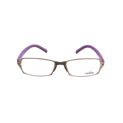 Hogan Brown Metal Glasses Women's (frames)