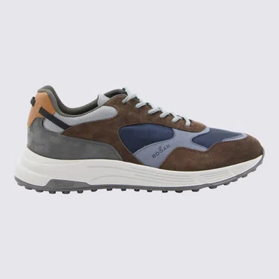 Hogan Sneakers  Hyperlight Greybluebrown In Grey,blue,brown