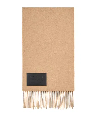 Hogan Fringes Scarf In Pink