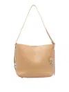 Hogan Strap Adjust Hobo Metal Rectangular Bag In Beige