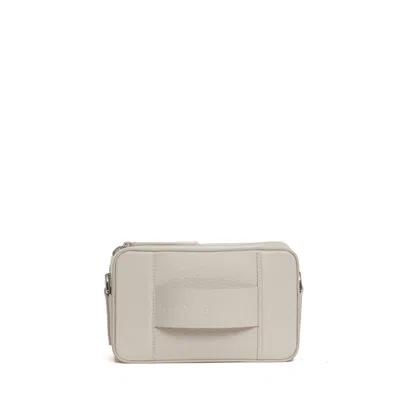 Hogan Camera Bag Leather Cream In Multi