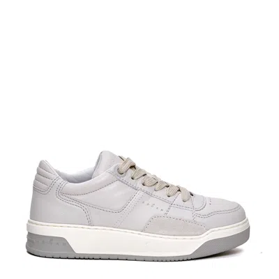 Hogan Chamallow Bianco Sneakers With Memory Foam Insole In White