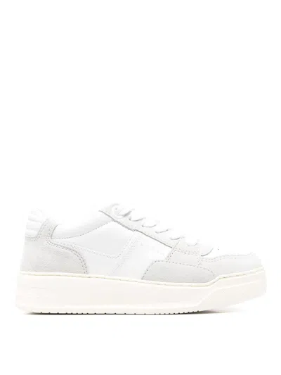 HOGAN CHAMALLOW NAPPA AND SUEDE SNEAKERS