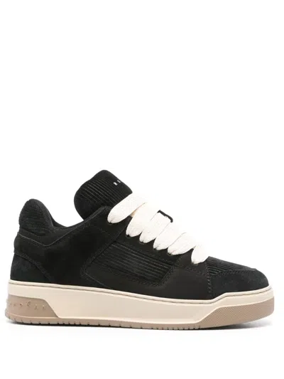 Hogan Sneakers Lace-up Padded Collar In Black