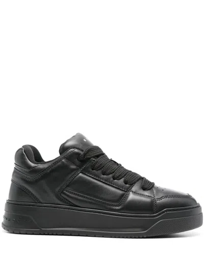 Hogan Chamallow Sneakers Shoes In Black