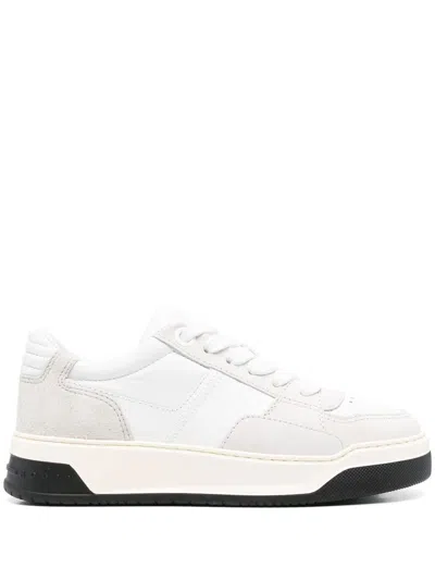 HOGAN HOGAN CHAMALLOW SUEDE AND NAPPA TWO-TONE SNEAKERS SHOES