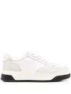 Hogan Men's Chamallow Suede And Nappa Two-tone Sneakers In White