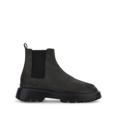Hogan Chelsea Ankle Boot Anthracite In Gray