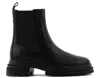 Hogan Ankle Chelsea Boots Chunky Sole In Black