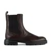 Hogan Chelsea Ankle Boots H673 Brown In Brown