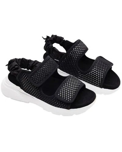 Hogan Chunky Touch-strap Sandals In Black