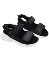 Hogan Touch-strap Chunky Sandals In Black