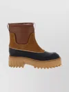 Hogan Chunky Sole Ankle Boots With Pull Tab In Multi