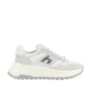 Hogan Chunky Sole Sneakers With Layered Design In White
