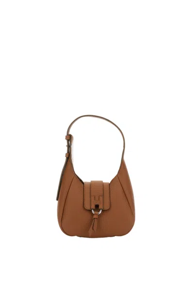 Hogan Classic Brown Handbag With Structured Silhouette