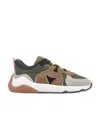 Hogan Colour-block Panelled Sneakers In Multicolor