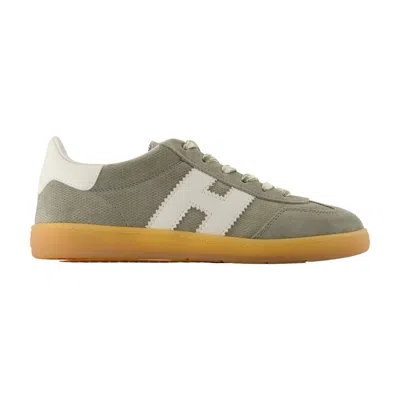 Hogan Colour-block Calfskin Sneaker In Multi