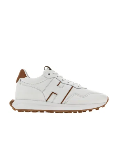 Hogan White Leather H601 Sneakers