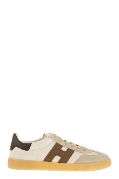 HOGAN HOGAN COOL - LEATHER AND SUEDE TRAINERS