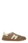 Hogan Cool Beige Suede Sneakers In Neutral